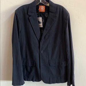 Urban Outfitters UO Navy seersucker blazer jacket